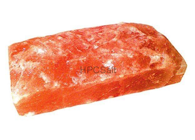 Соляная плитка 20*10*2,5см натуральная из Гималайской соли не торцованная