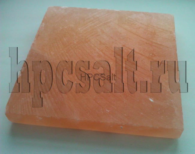 Соляная плитка 20*20*2,5см из Гималайской соли